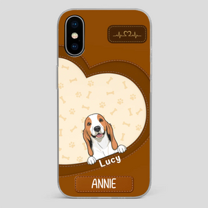 Minimalist Dog Phone Case – Modern Pet Illustration - 89Prints