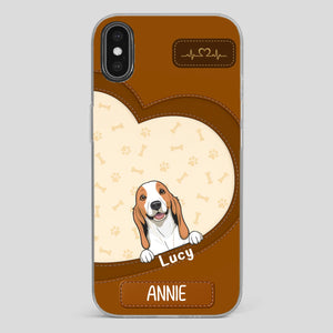 Minimalist Dog Phone Case – Modern Pet Illustration - 89Prints