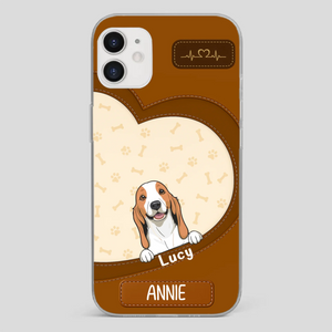 Minimalist Dog Phone Case – Modern Pet Illustration - 89Prints