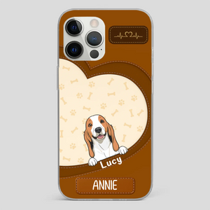 Minimalist Dog Phone Case – Modern Pet Illustration - 89Prints