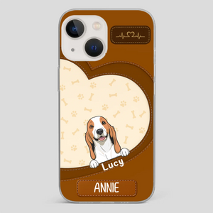 Minimalist Dog Phone Case – Modern Pet Illustration - 89Prints