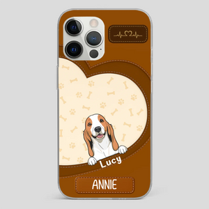 Minimalist Dog Phone Case – Modern Pet Illustration - 89Prints