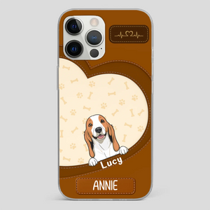 Minimalist Dog Phone Case – Modern Pet Illustration - 89Prints