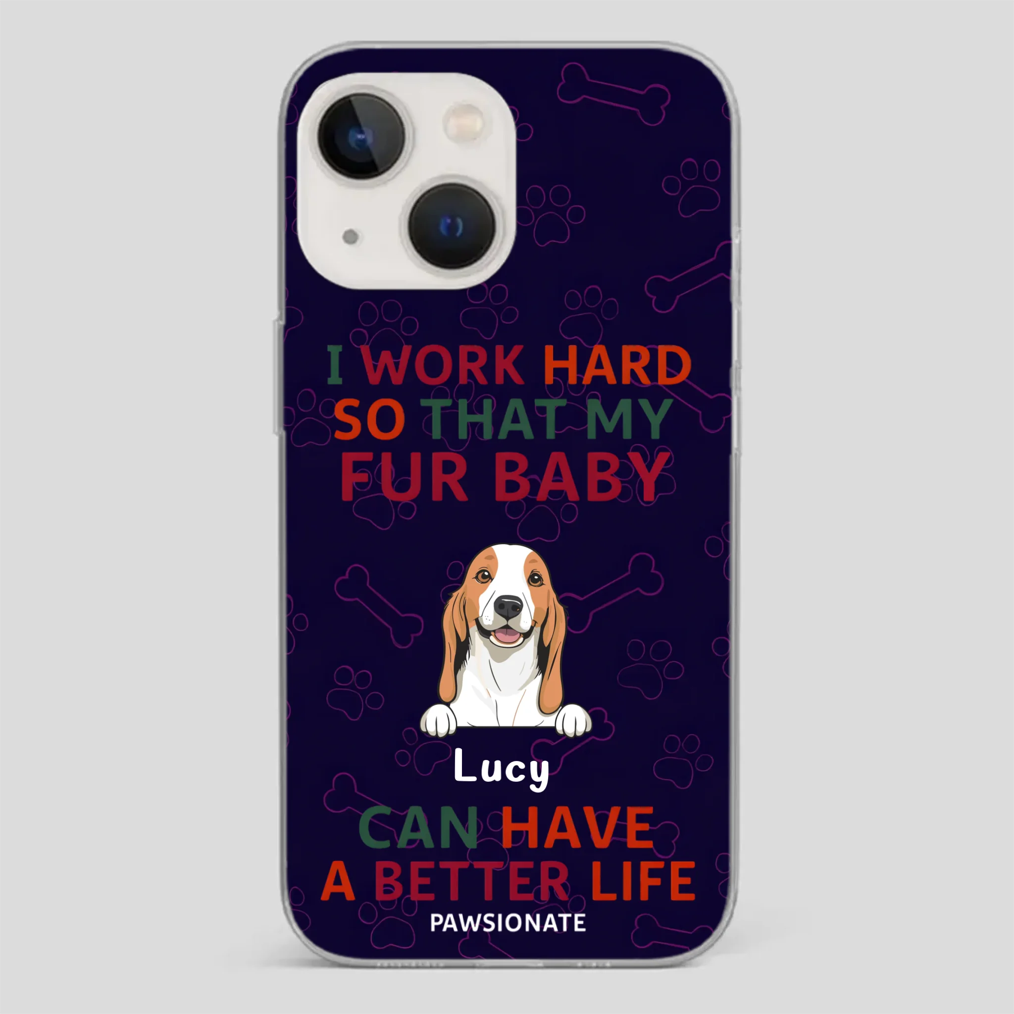 Elegant “Fur Baby” Case – Because Love Deserves Style - 89Prints