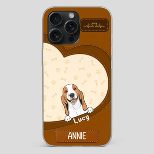 Minimalist Dog Phone Case – Modern Pet Illustration - 89Prints