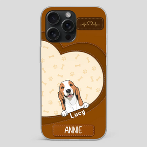 Minimalist Dog Phone Case – Modern Pet Illustration - 89Prints