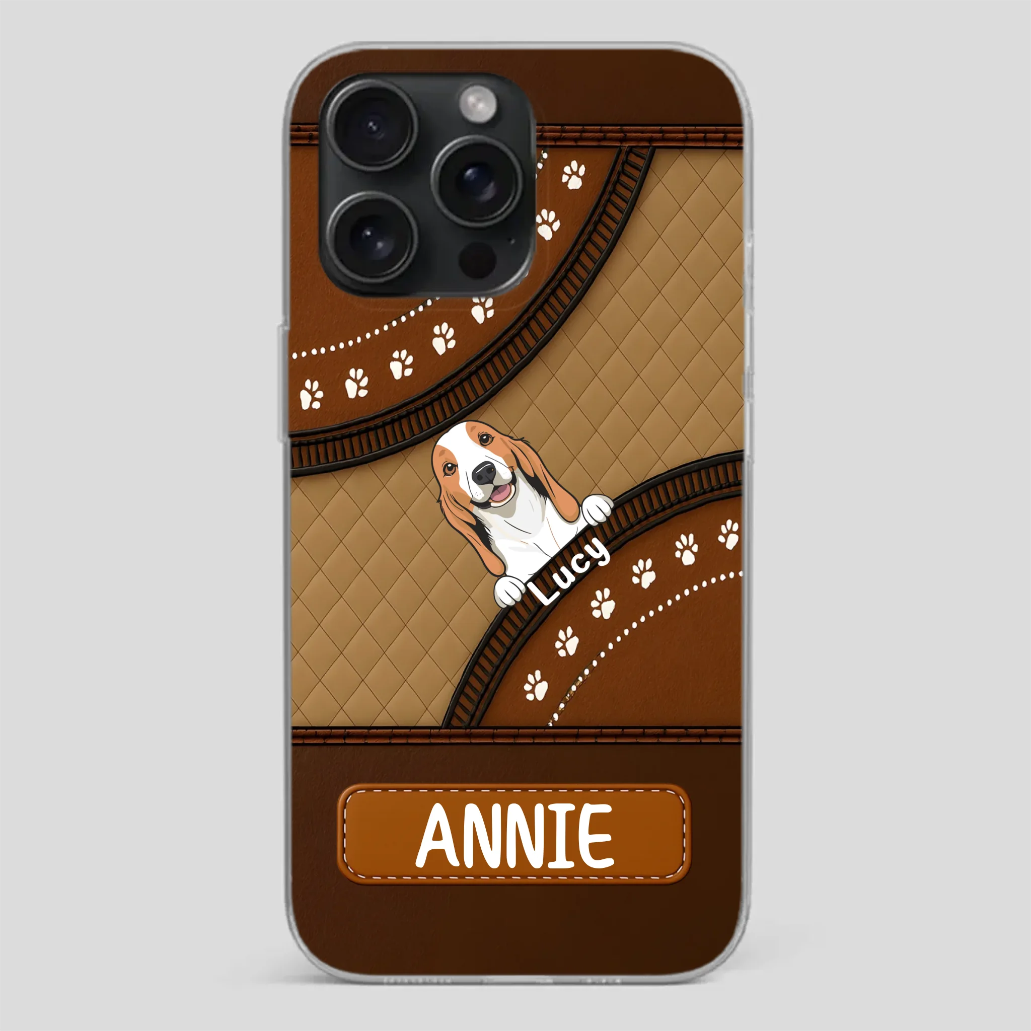 Personalized Dog Phone Case – Add Your Dog’s Name - 89Prints