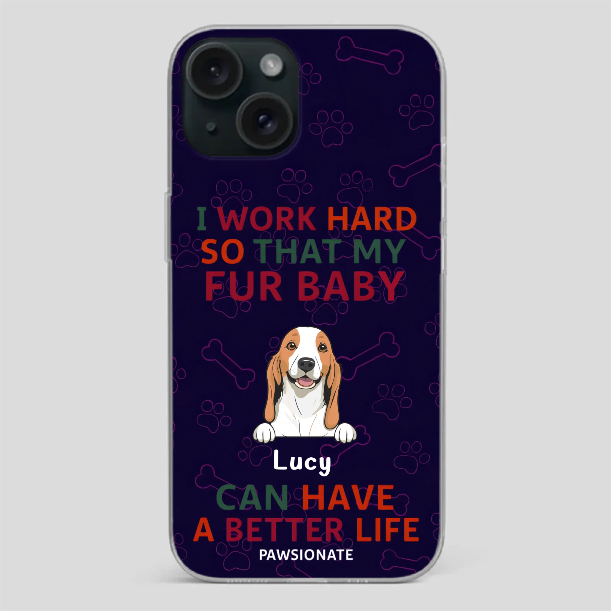 Elegant “Fur Baby” Case – Because Love Deserves Style - 89Prints