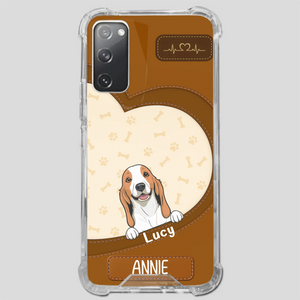Minimalist Dog Phone Case – Modern Pet Illustration - 89Prints