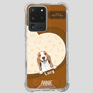 Minimalist Dog Phone Case – Modern Pet Illustration - 89Prints