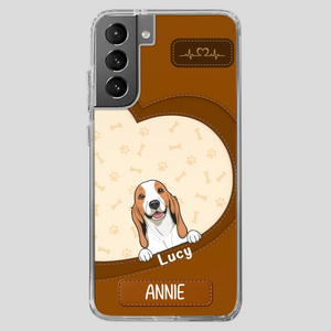 Minimalist Dog Phone Case – Modern Pet Illustration - 89Prints
