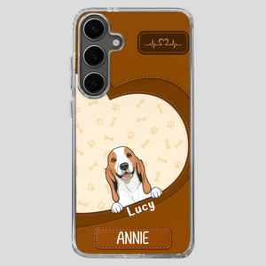 Minimalist Dog Phone Case – Modern Pet Illustration - 89Prints