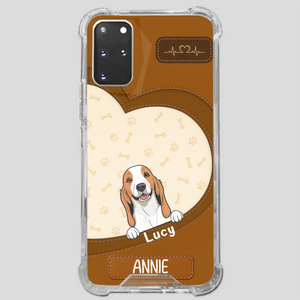 Minimalist Dog Phone Case – Modern Pet Illustration - 89Prints