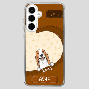 Minimalist Dog Phone Case – Modern Pet Illustration - 89Prints