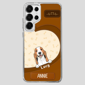 Minimalist Dog Phone Case – Modern Pet Illustration - 89Prints