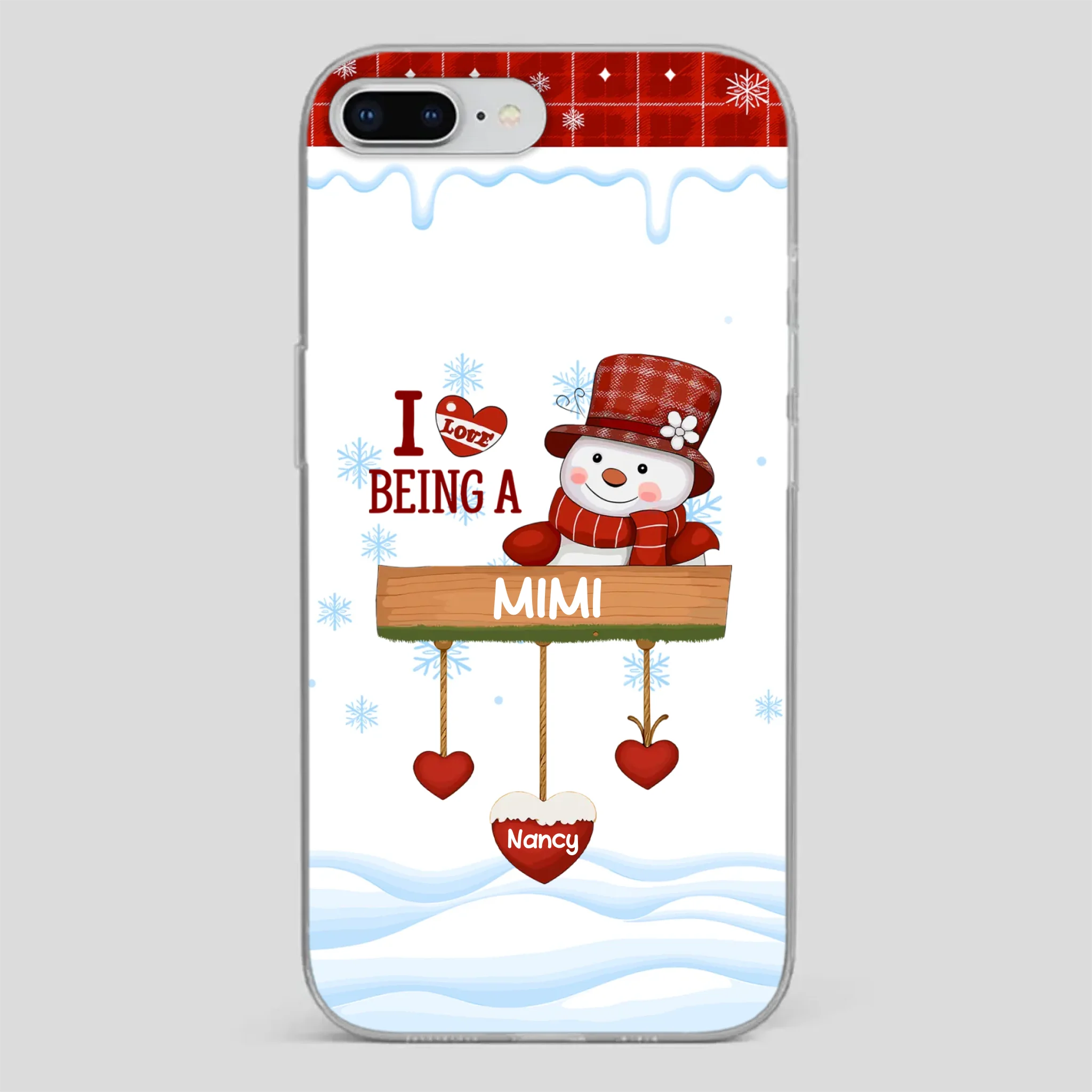 Personalized Holiday Phone Case - Merry Christmas Grandma - 89Prints