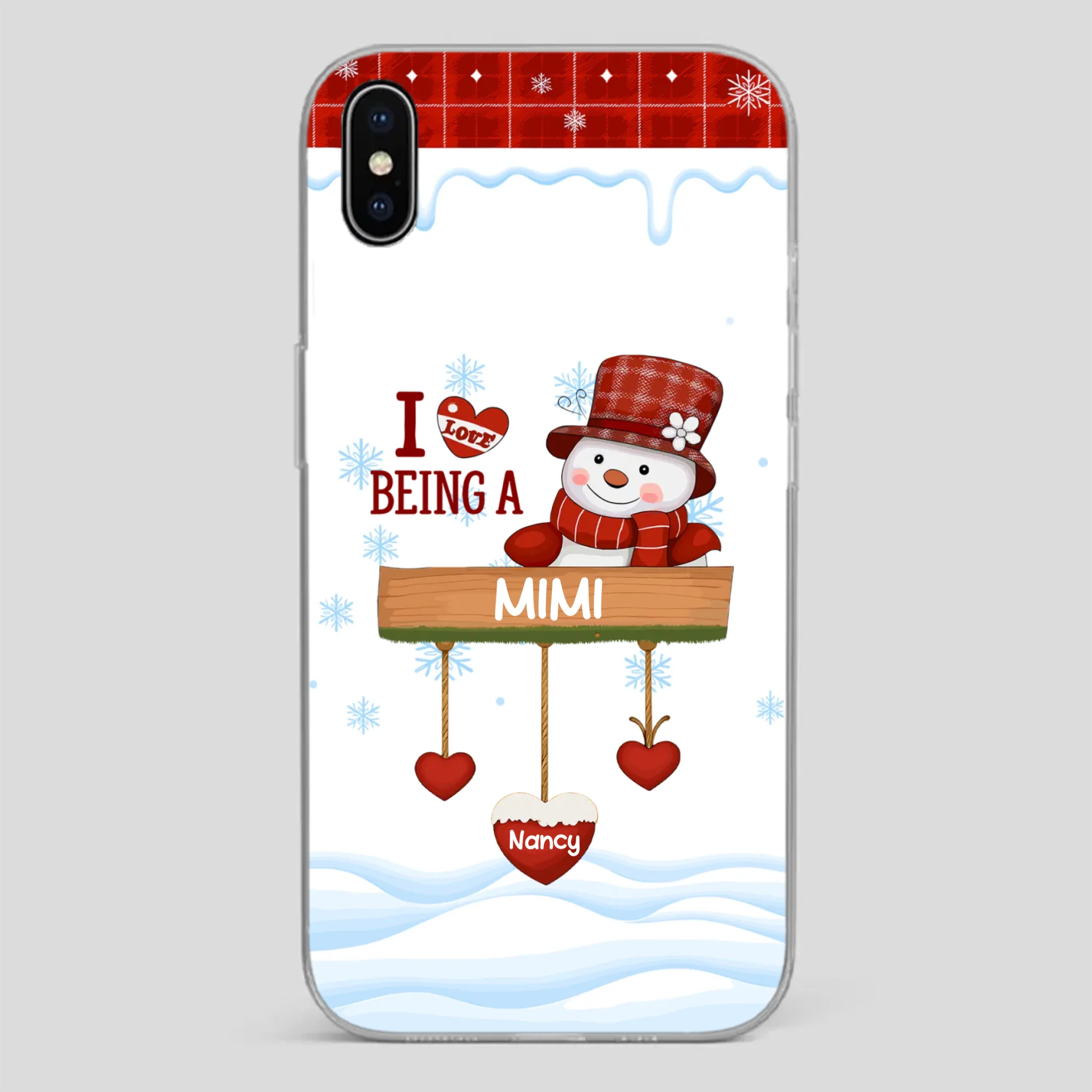 Personalized Holiday Phone Case - Merry Christmas Grandma - 89Prints