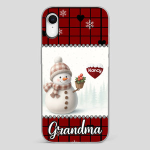 Merry Christmas Grandma – Personalized Heart Phone Case - 89Prints