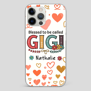 Custom “Blessed to Be Called” Phone Case – Heartfelt Gift for Loved Ones - 89Prints