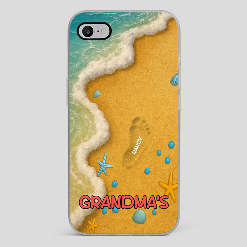 Grandma Phone Case with Flowers – Custom Name Design - 89Prints