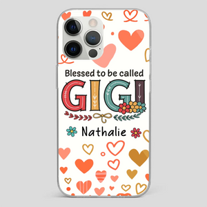 Custom “Blessed to Be Called” Phone Case – Heartfelt Gift for Loved Ones - 89Prints