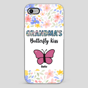 Grandma’s Butterfly Kiss Phone Case – Sweet Personalized Gift for Grandma - 89Prints