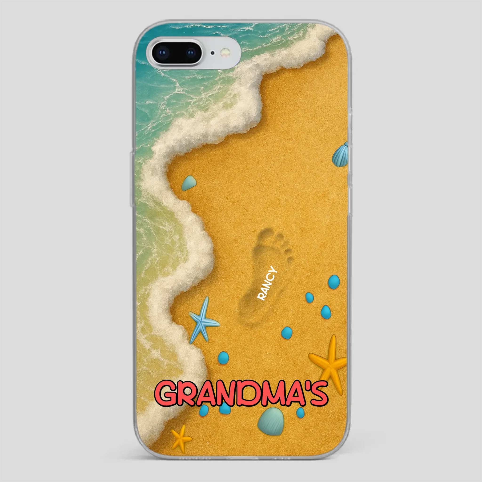 Grandma Phone Case with Flowers – Custom Name Design - 89Prints