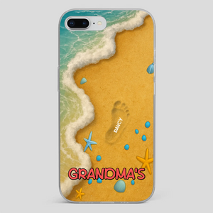 Grandma Phone Case with Flowers – Custom Name Design - 89Prints