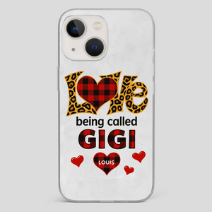 Personalized “Love Being Called” Phone Case – Custom Name Gift from Grandkids - 89Prints