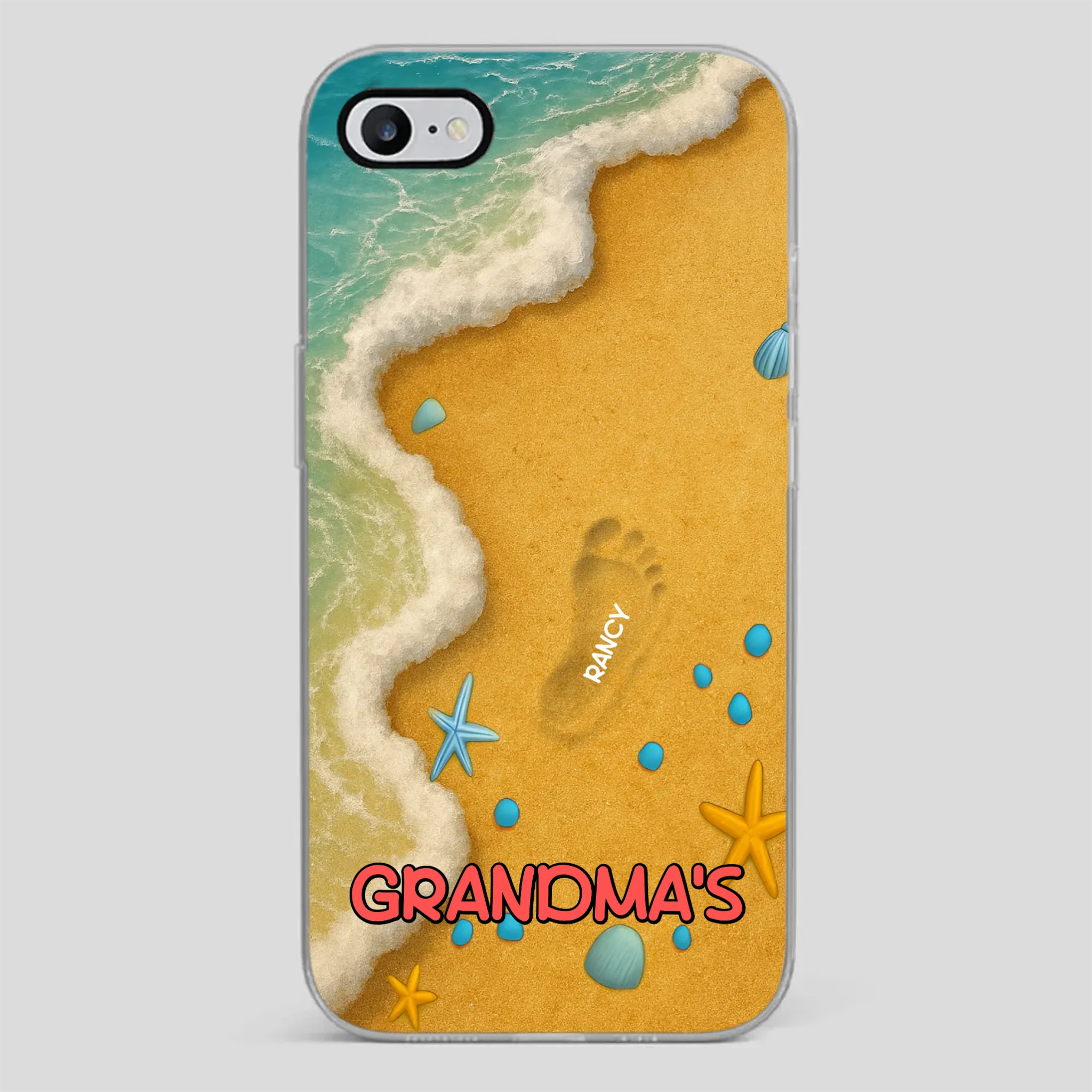 Grandma Phone Case with Flowers – Custom Name Design - 89Prints