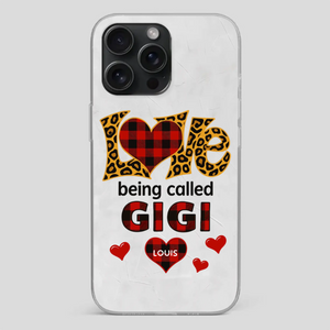Personalized “Love Being Called” Phone Case – Custom Name Gift from Grandkids - 89Prints