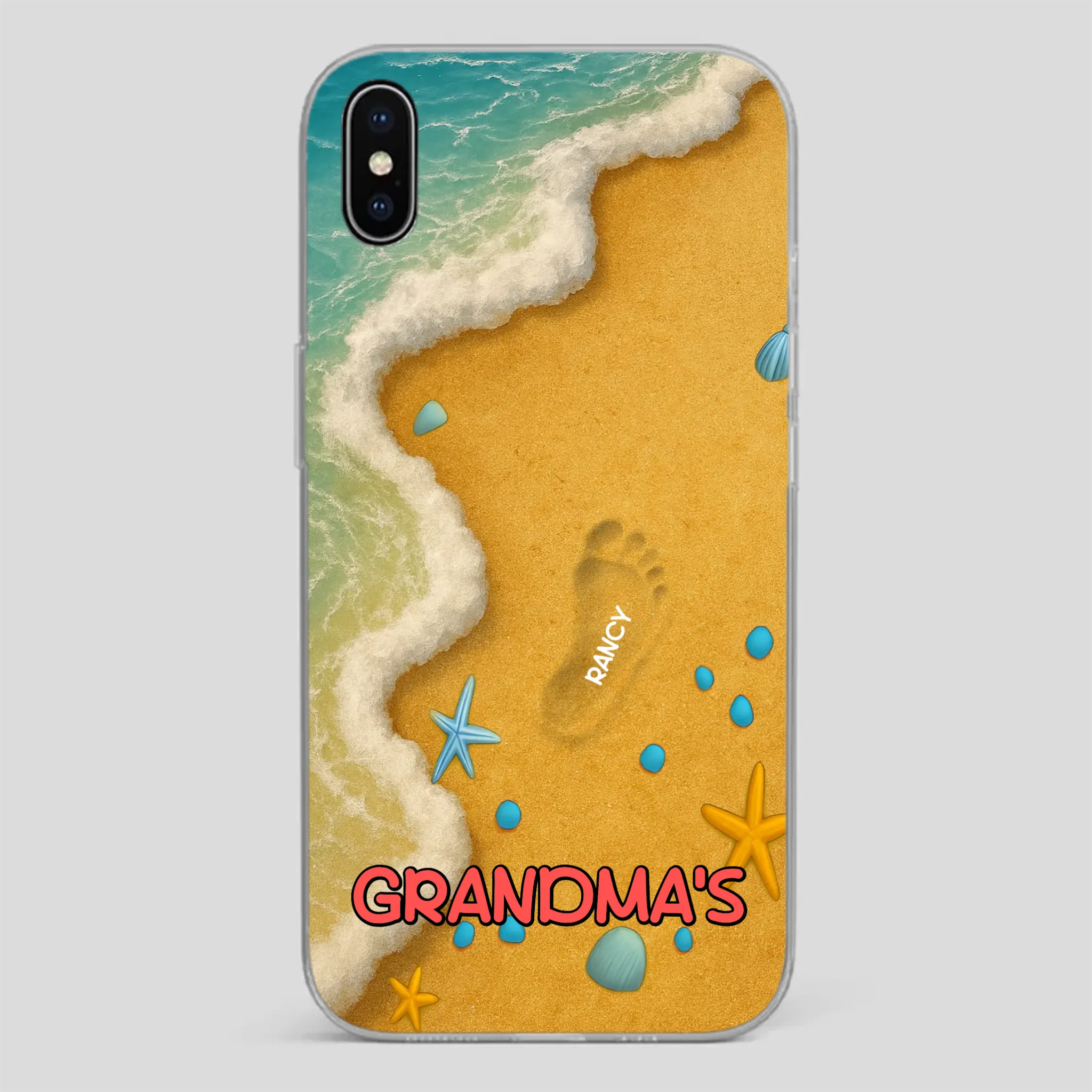 Grandma Phone Case with Flowers – Custom Name Design - 89Prints