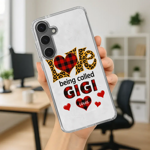 Personalized “Love Being Called” Phone Case – Custom Name Gift from Grandkids - 89Prints
