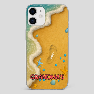 Grandma Phone Case with Flowers – Custom Name Design - 89Prints