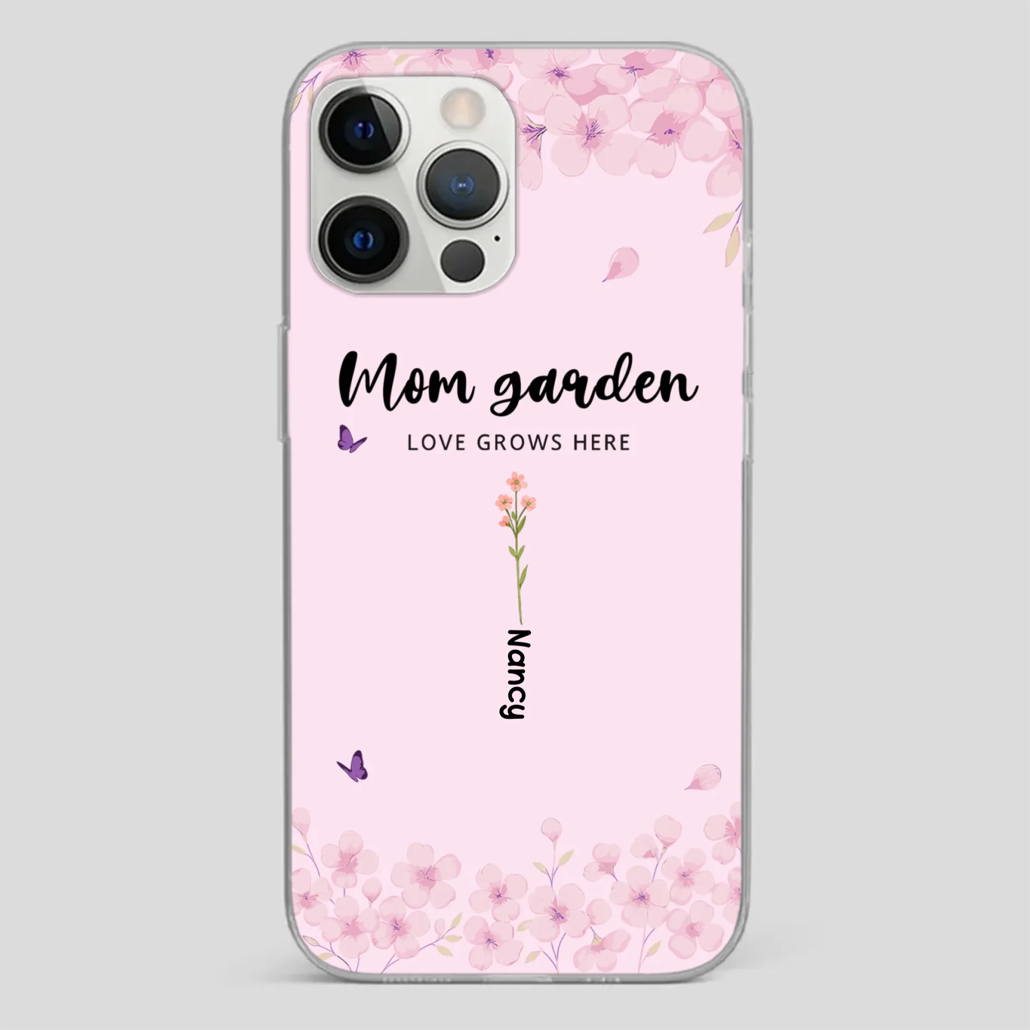 Elegant Mom’s Garden Case – Nature-Inspired Love - 89Prints