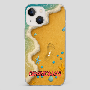 Grandma Phone Case with Flowers – Custom Name Design - 89Prints