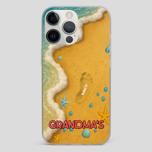 Grandma Phone Case with Flowers – Custom Name Design - 89Prints
