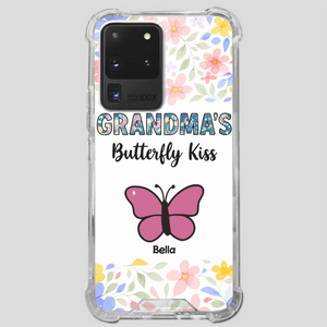 Grandma’s Butterfly Kiss Phone Case – Sweet Personalized Gift for Grandma - 89Prints