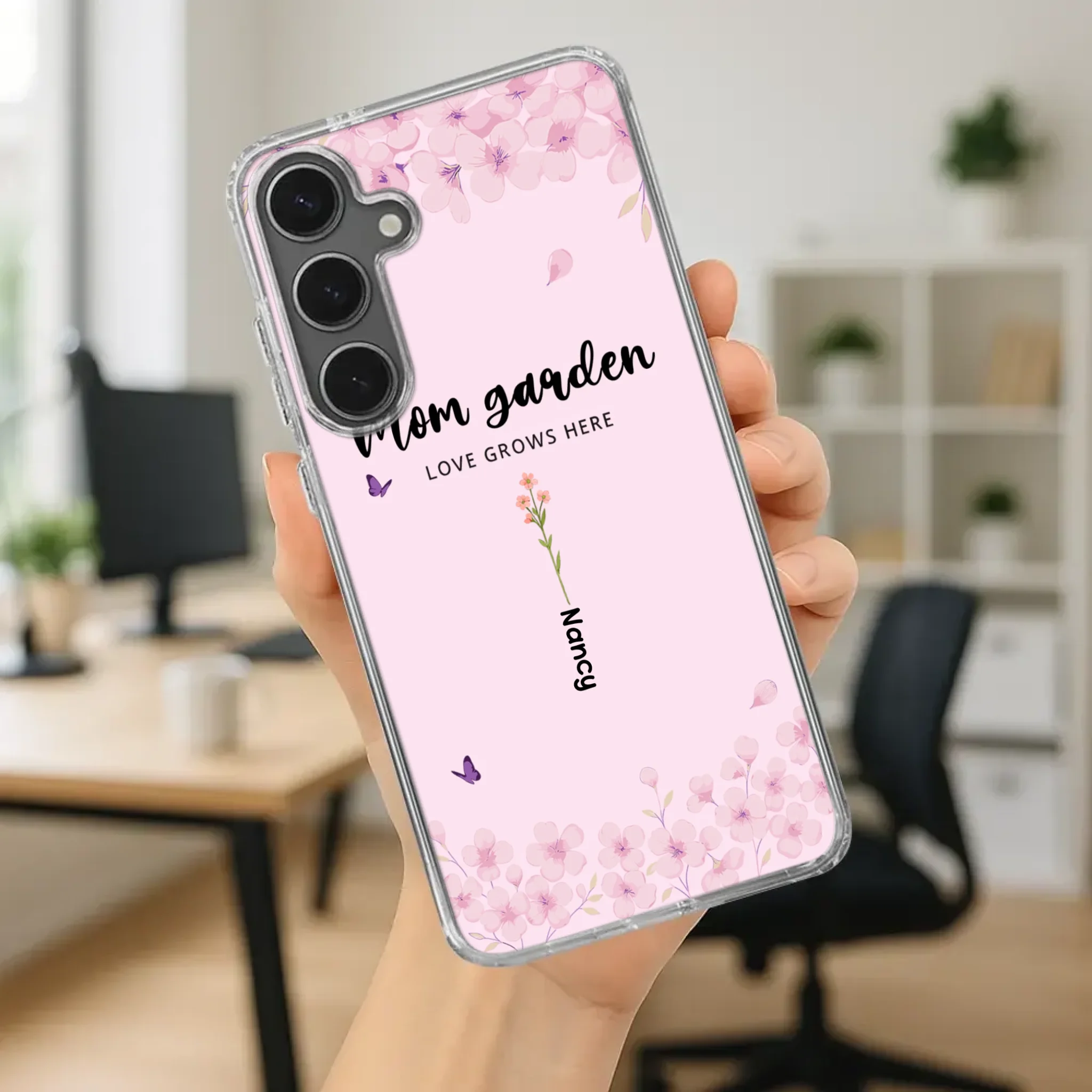 Elegant Mom’s Garden Case – Nature-Inspired Love - 89Prints