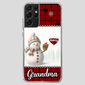 Merry Christmas Grandma – Personalized Heart Phone Case - 89Prints