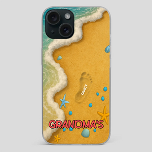 Grandma Phone Case with Flowers – Custom Name Design - 89Prints