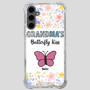 Grandma’s Butterfly Kiss Phone Case – Sweet Personalized Gift for Grandma - 89Prints