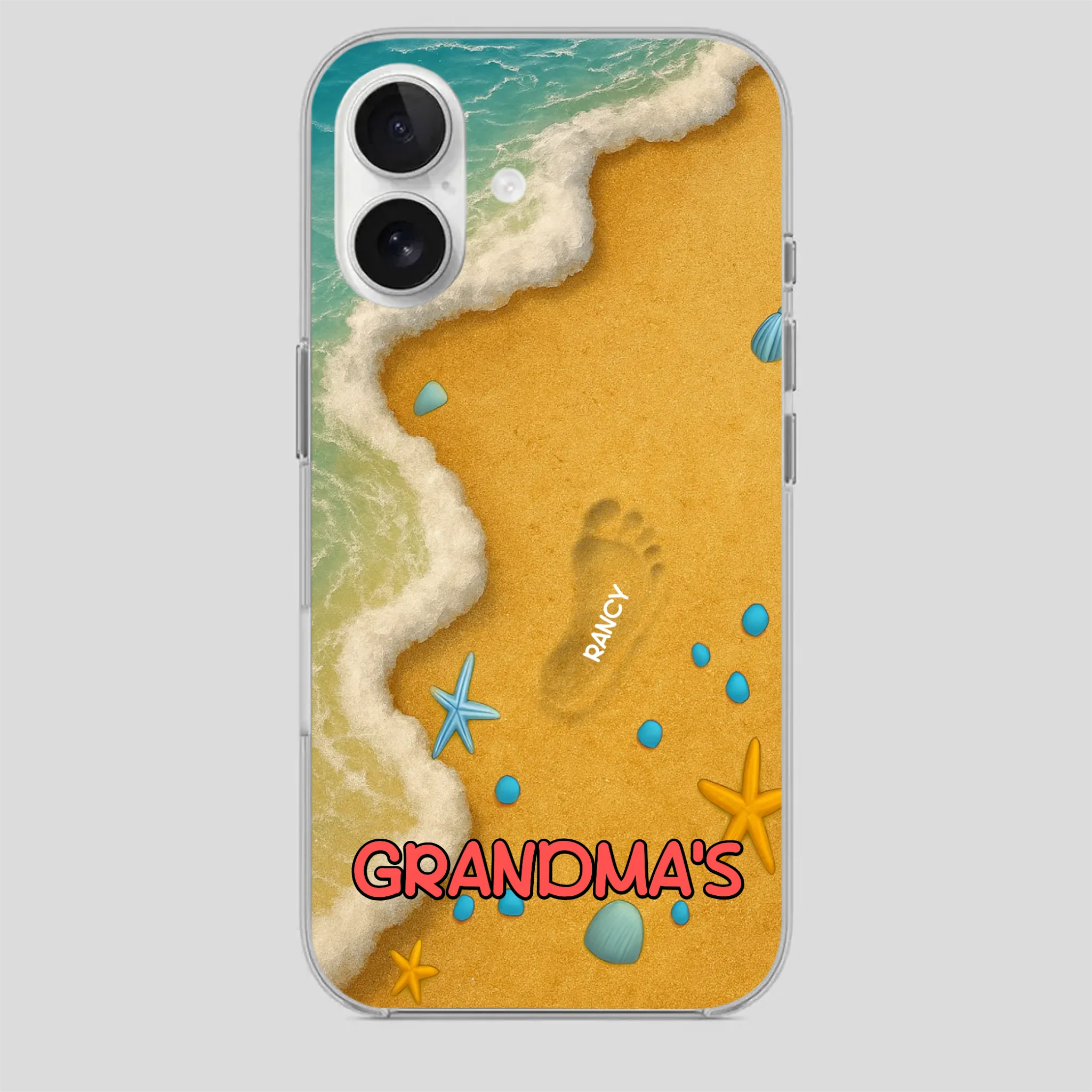 Grandma Phone Case with Flowers – Custom Name Design - 89Prints