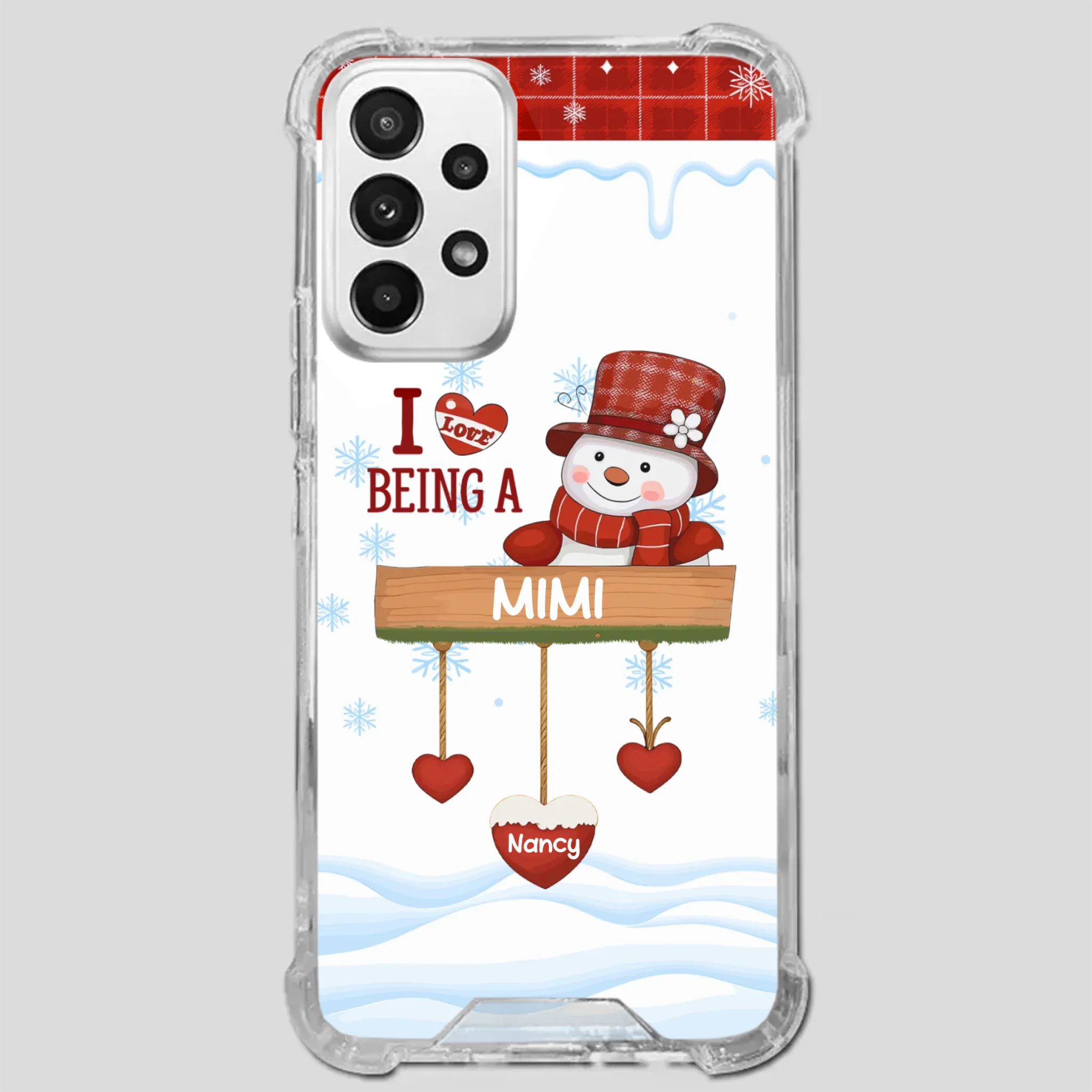 Personalized Holiday Phone Case - Merry Christmas Grandma - 89Prints