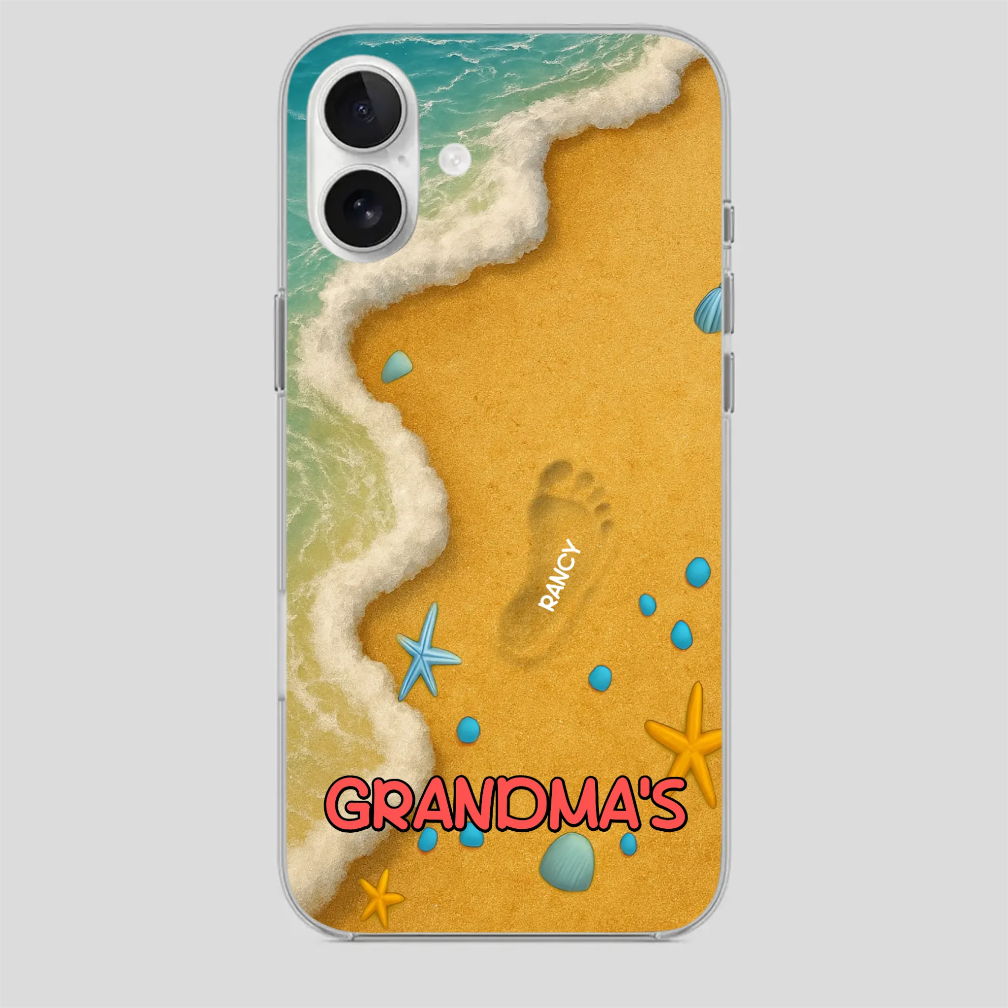 Grandma Phone Case with Flowers – Custom Name Design - 89Prints