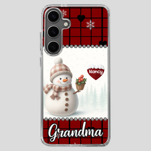 Merry Christmas Grandma – Personalized Heart Phone Case - 89Prints