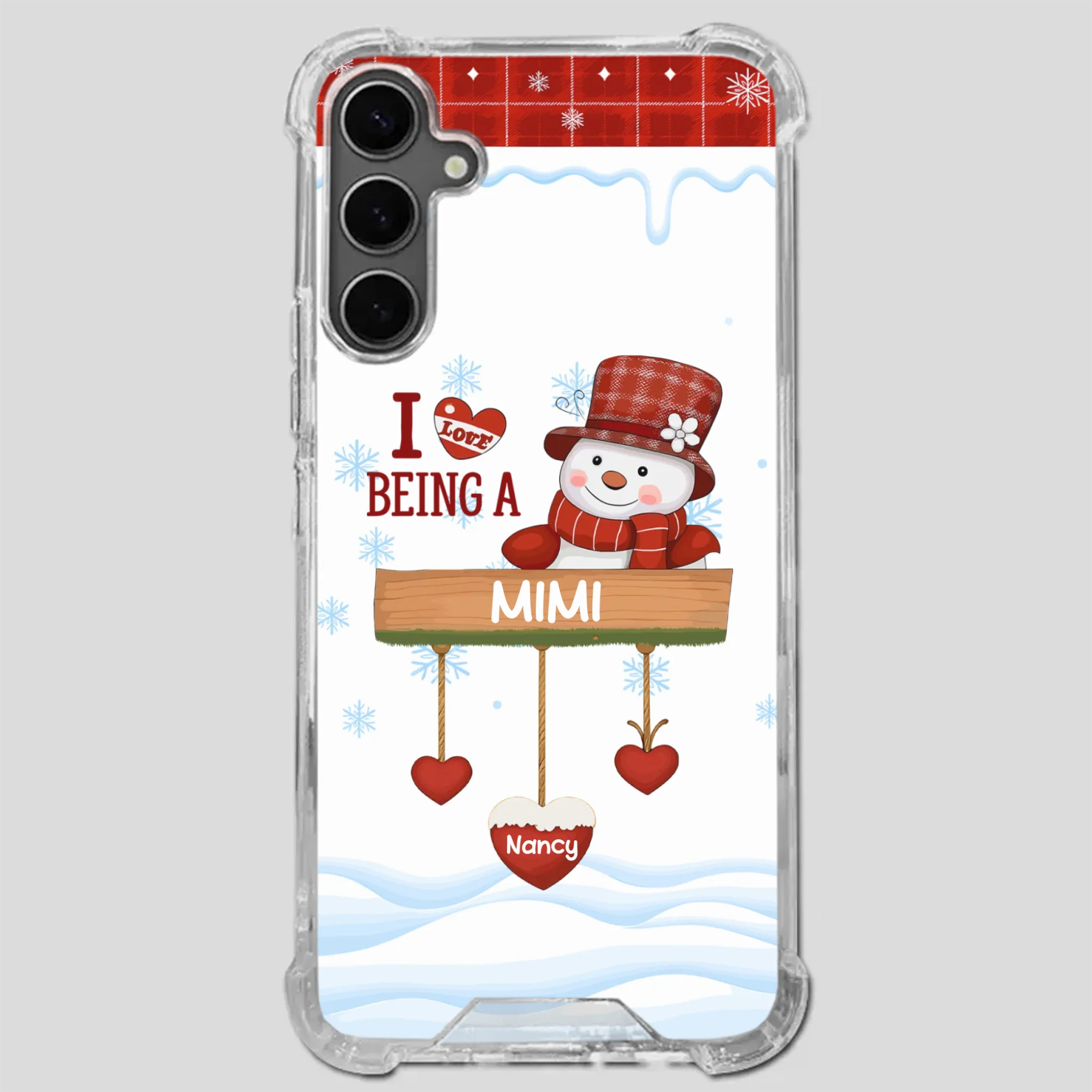 Personalized Holiday Phone Case - Merry Christmas Grandma - 89Prints