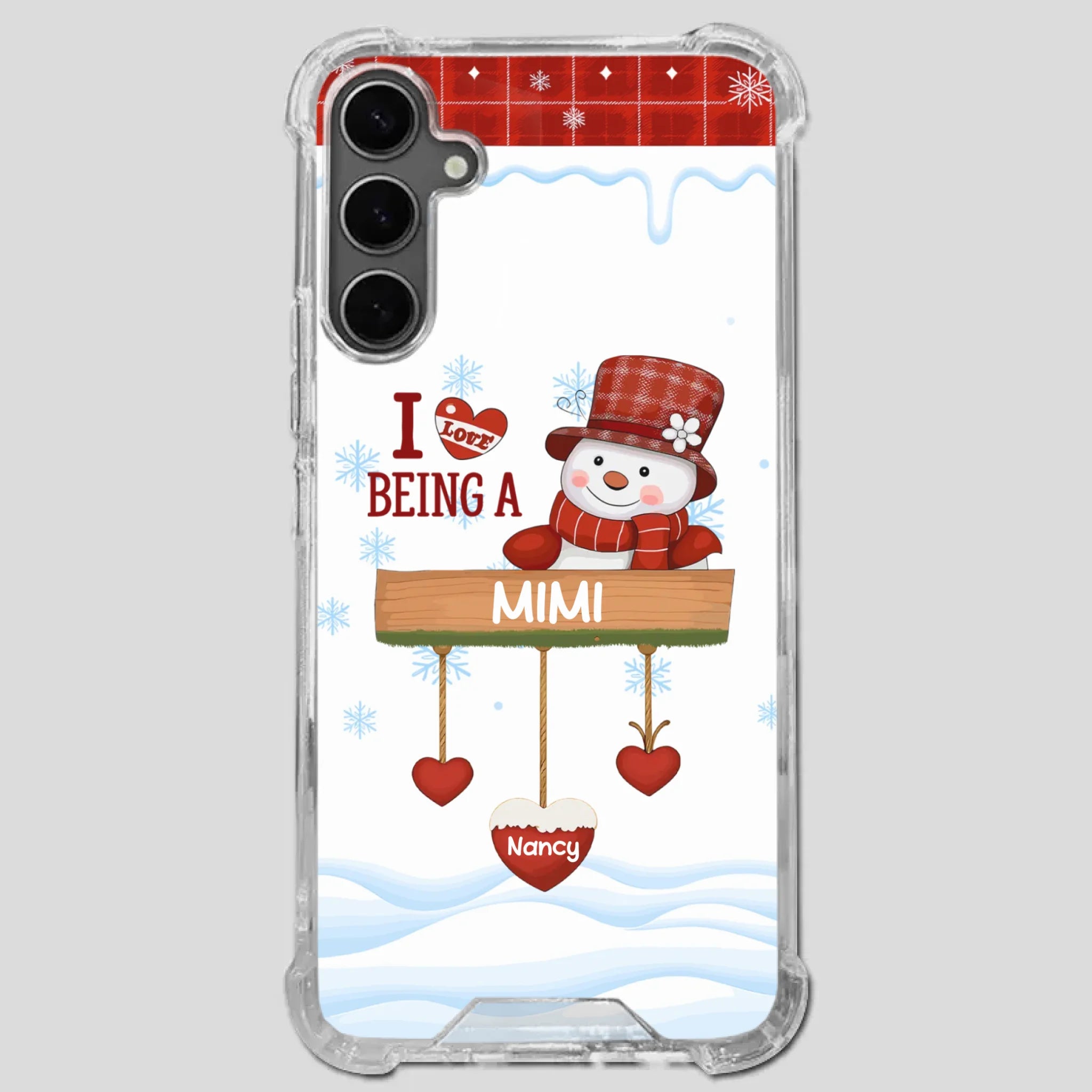 Personalized Holiday Phone Case - Merry Christmas Grandma - 89Prints