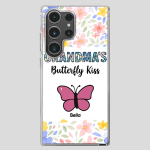 Grandma’s Butterfly Kiss Phone Case – Sweet Personalized Gift for Grandma - 89Prints