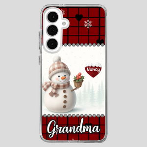 Merry Christmas Grandma – Personalized Heart Phone Case - 89Prints
